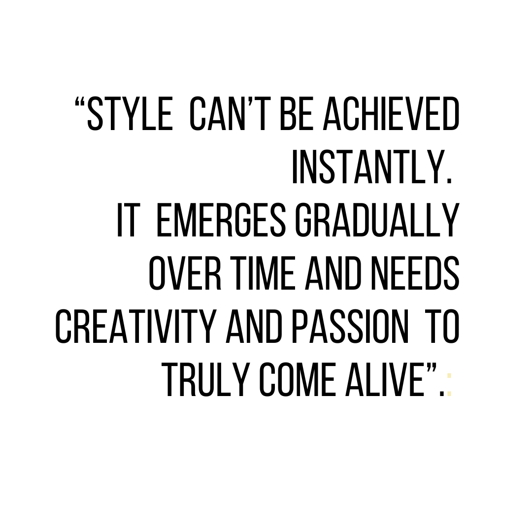 A long-term style strategy saves time and money / Pitkäkestoinen tyylistrategia säästää aikaa ja rahaa